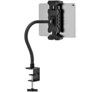 JUBORUI Tablet Holder Stand Desk, 360° Adjustable Gooseneck Tablet Holder, iPad Desk Stand Tablet Arm Mount for iPad Pro Air Mini 4.7" - 13.5" Tablet Smartphone