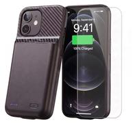 JUBOTY Battery Case for iPhone 13/13Pro/14, Ultra-Slim Travel Portable Charging Case, 2026 Upgrade 10000 mAh Extended Battery Life, Premium Materials Rechargeable Charger Case (Black)