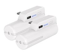 JUBOTY Battery Pack for Meta/Oculus Quest 2(2 Packs), Fast Charging 5000mAh Lightweight Portable VR Extend Accessories Rechargeable Power Bank with Power Indicator for Extra 2-4 Hours Playing Time