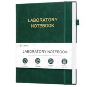 JUBTIC Laboratory Notebook for Project Organization - Grid Notebook Quad Ruled Science Lab Book for Graphing, Chemistry Lab Notebook for Student - Stay Organized and Productive(8.5" x 11",Dark Green)
