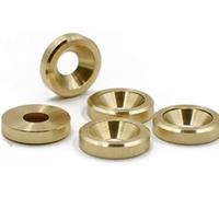 JUCACE Cup Washers,Bolt Washer,10pcs M3 M4 M5 M6 Brass Countersunk Head Gasket Flat Washers Umbrella Gaskets 8mm-14mm OD 2mm/2.5mm/3mm Length(Inner Diameter:M5x14mmx3mm) (Size : M3 x 8mm x 2mm)