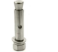 JUCACE Expansion Bolt, M18 Stainless Steel, Hex Head, Silver, 100mm-300mm (1Pc)