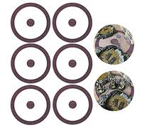Jucoci Objective Point Markers 6PCS Set Objective Marker Compatible with Warhammer 40k WH40k Wargame (Miniature Not Included)