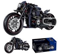JUCYJULY Motorcycle Building Blocks Kits for Harley Night Luther, 623 PCS Racing Motorbike Model Building Blocks Set for Adults, MOC Superbike Gifts Construction Vehicles Toys for Kids
