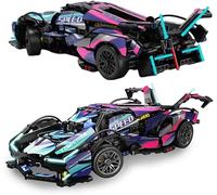 JUCYJULY Technology Sports Car Building Kit for Cyber V12, 1149 Racing Car Model Building Blocks Sets, MOC Super Vehicle Construction Toys Gifts for Kids Adults