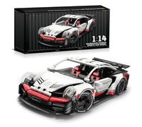 JUCYJULY Technology Sports Car Building Kit for Porsche 911, 1266 Racing Car Model Building Blocks Sets, MOC Super Vehicle Construction Toys Gifts for Kids Adults