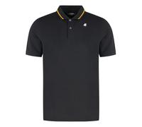 Jud Cotton-piqué Polo Shirt - male - K-Way - Polo Shirts - Black - M - Tops M
