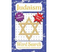Judaism Word Search: Word Searches with Easy to Read Print about Judaism, Faith, Culture and More | 6x9 inches, 110 pages | 50+ Puzzles … Gift for Vacations, Holidays and Free Times
