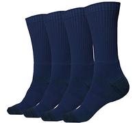 juDanzy J-Socks 2 Pack of Premium Athletic Sports Team Crew Socks for Football, Basketball and Lacrosse mens navy Large