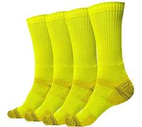 juDanzy J-Socks 2 Pack of Premium Athletic Sports Team Crew Socks for Football, Basketball and Lacrosse mens - Yellow
