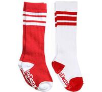 juDanzy knee high team color tube socks for toddler and youth boys and girls (2 Pack) (6-10 Years)