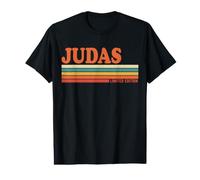 Judas Personalized First Name Vintage Stripes Value Graphic T-Shirt