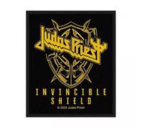 Judas Priest - Band Patch - Invincible Shield - Halle15Clothes, black red, 10x10