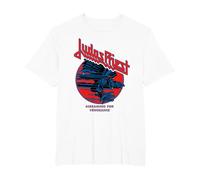 Judas Priest - Blue Eagle Screaming for Vengeance T-Shirt, Men's Big and Tall, White, 4X Tall
