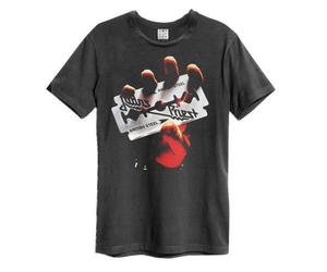 JUDAS PRIEST - BRITISH STEEL AMPLIFIED VINTAGE CHARCOAL MEDIUM - T-shirt