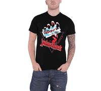 Judas Priest British Steel Hand Triangle T-Shirt in Black | Size: Medium Judas Priest Black M