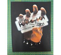 Judas Priest British Steel Large Printed Sew On Back Patch Officially Licensed