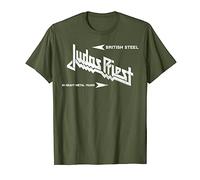 Judas Priest - British Steel Olive T-Shirt