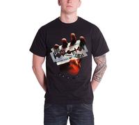 Judas Priest British Steel T-Shirt in Black | Size: Medium Judas Priest Black M