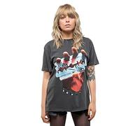 Judas Priest British Steel Amplified Charcoal Small Unisex T-Shirt NEW