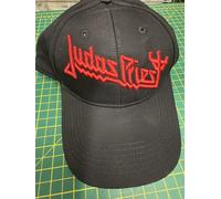 Judas Priest Classic Red Fork Logo Baseball Cap Officially Licensed