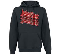 Judas Priest Fading Repeat Logo Hoodie black XL