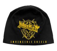 Judas Priest Invincible Shield Black/Yellow Jersey Beanie One Size