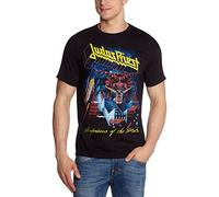 Judas Priest Men's Defender of Faith Short Sleeve T-Shirt, Black, Large