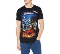 Judas Priest Men's Painkiller Regular Fit Round Collar Short Sleeve T-Shirt, Black, Large