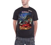 Judas Priest Men's Painkiller Regular Fit Round Collar Short Sleeve T-Shirt, Black, Large