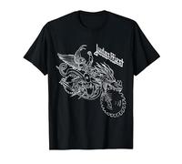 Judas Priest Pain Killer Wireframe Black T-Shirt, Men, Black, 3X-Large