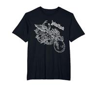 Judas Priest Pain Killer Wireframe Black T-Shirt, Men's Big and Tall, Black, 6X Tall