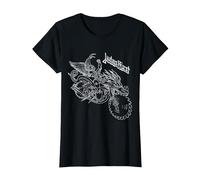 Judas Priest Pain Killer Wireframe Black T-Shirt, Women, Black, 3X-Large