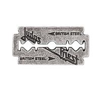 Judas Priest Razor Blade Badge in Metallics Judas Priest Metallics