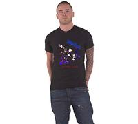 Judas Priest T Shirt Stained Class Purple Mixer Band Logo Official Mens Black L
