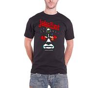 Judas Priest T Shirt Hell Bent Album Cover Band Logo Official Mens New Black, X-Large (Brand size: XL)