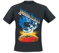 Judas Priest Vintage Ram It Down Tour Dates T-Shirt black S
