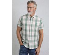 Judd Cotton Short Sleeve Check Shirt Weird Fish Teal M