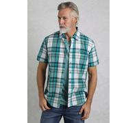 Judd Short Sleeve Check Shirt Weird Fish White XXL