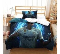 Jude Bellingham Three-dimensional Printing Bedding Comforter Set Jude Bellingham Bed Cover Superior Microfiber Pillow Slip Included Soft-to-the-touch And Manageable Single(135x200cm)