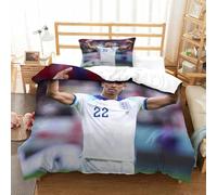 Jude Bellingham Three-dimensional Printing Bedding Comforter Set Jude Bellingham Bed Cover Superior Microfiber Pillow Slip Included Soft-to-the-touch And Manageable Single(135x200cm)