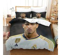 Jude Bellingham Three-dimensional Printing Bedding Comforter Set Jude Bellingham Bed Cover Ultra-fine Fiber Pillow Slip Included Soft-to-the-touch And Manageable Double(200x200cm)