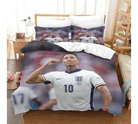 Jude Bellingham Three-dimensional Printing Bedding Comforter Set Jude Bellingham Bed Cover Ultra-fine Fiber Pillow Slip Included Soft-to-the-touch And Manageable Super King（260x220cm）