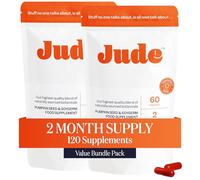 Jude Bladder Health Tablets As Seen On Dragons' Den, Science-Backed Supplement, Nourish Your Pelvic Floor, Made in The UK, Vegan & Gluten Free, Pumpkin Seed Extract & Soy Germ Extract, 120 Capsules