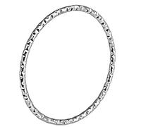 JUDE Jewelers 1.5 mm Stainless Steel Hammered Surface Stackable Minimalist Wedding Band Ring, Metal, Cubic Zirconia