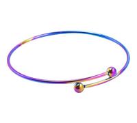 Jude Jewelers Stainless Steel Classic Simple Plain Open Cuff Stackable Bangle Bracelet, M, Metal, Cubic Zirconia