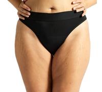 Jude Washable Incontinence Pants for Women, Reusable Leakproof Underwear for Women, High Absorbency, Black French Cut Knickers with Unique 3-Layer Gusset (XL)