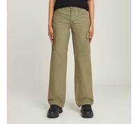 G-Star Women's Judee Low Waist Cargo Pants, Green (ensis green gd D24673-D388-G544), 27W / 30L