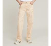 Judee Low Waist Cargo Pants - Pink - Women 29-32