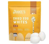 Judee’s Dried Egg White Protein Powder 2 lb - Pasteurized, USDA Certified, 100% Non-GMO - Gluten-Free and Nut-Free - Just One Ingredient - Made in USA - Use in Baking - Make Whipped Egg Whites